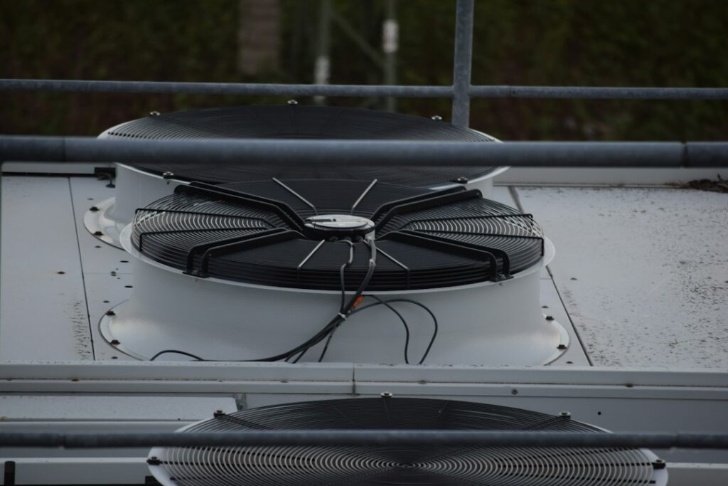 Mechanical ventilation equipment illustrating marine air conditioning systems
